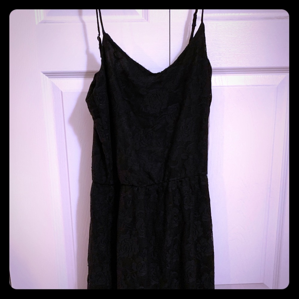 Little black lace dress